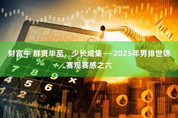 财富牛 群贤毕至，少长咸集——2025年男排世锦赛观赛感之六